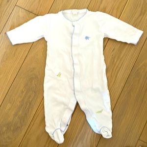 COPY - Kissy Kissy Jungle Jury Embroidered Footie, 3-6 M